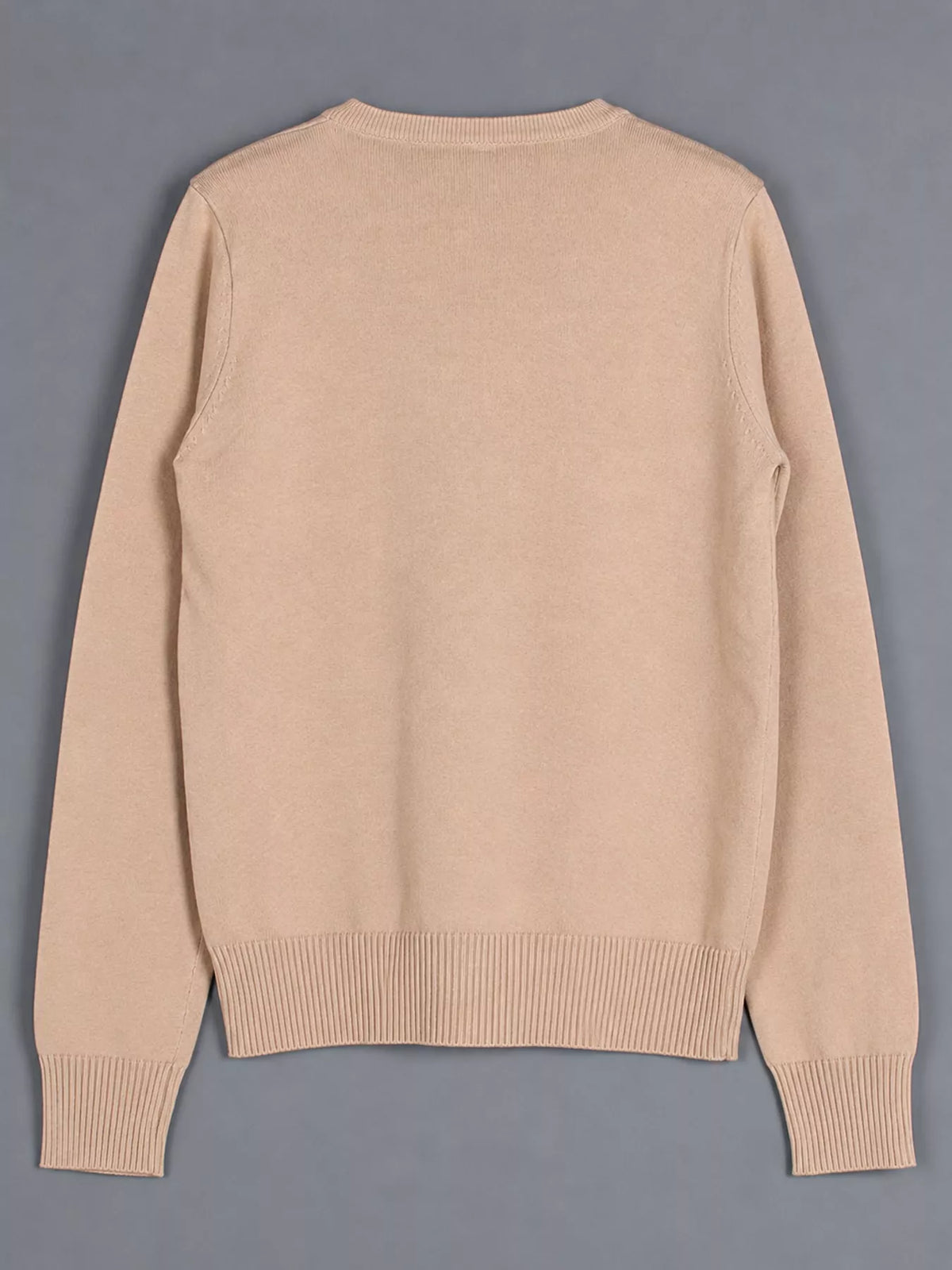 Full Size V-Neck Long Sleeve Sweater Plus Size