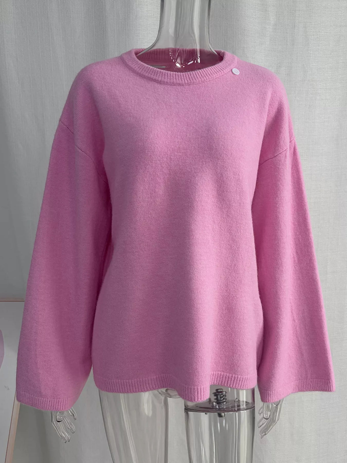 Waist-Tie Detail Sweater and Maxi Skirt Set