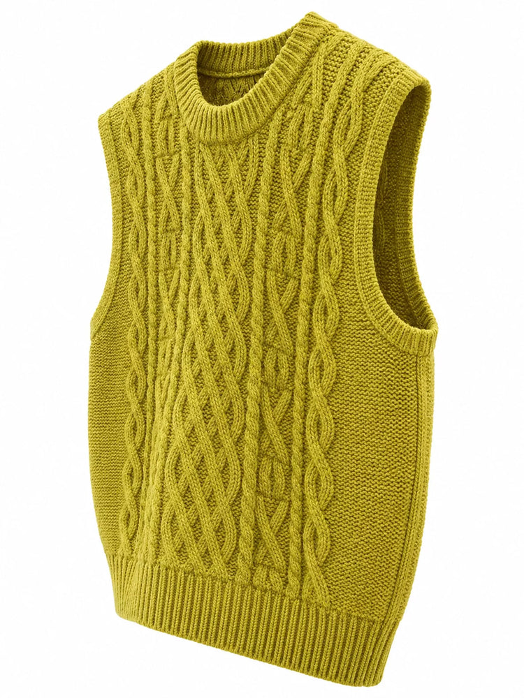 Cable-Knit Sweater Vest