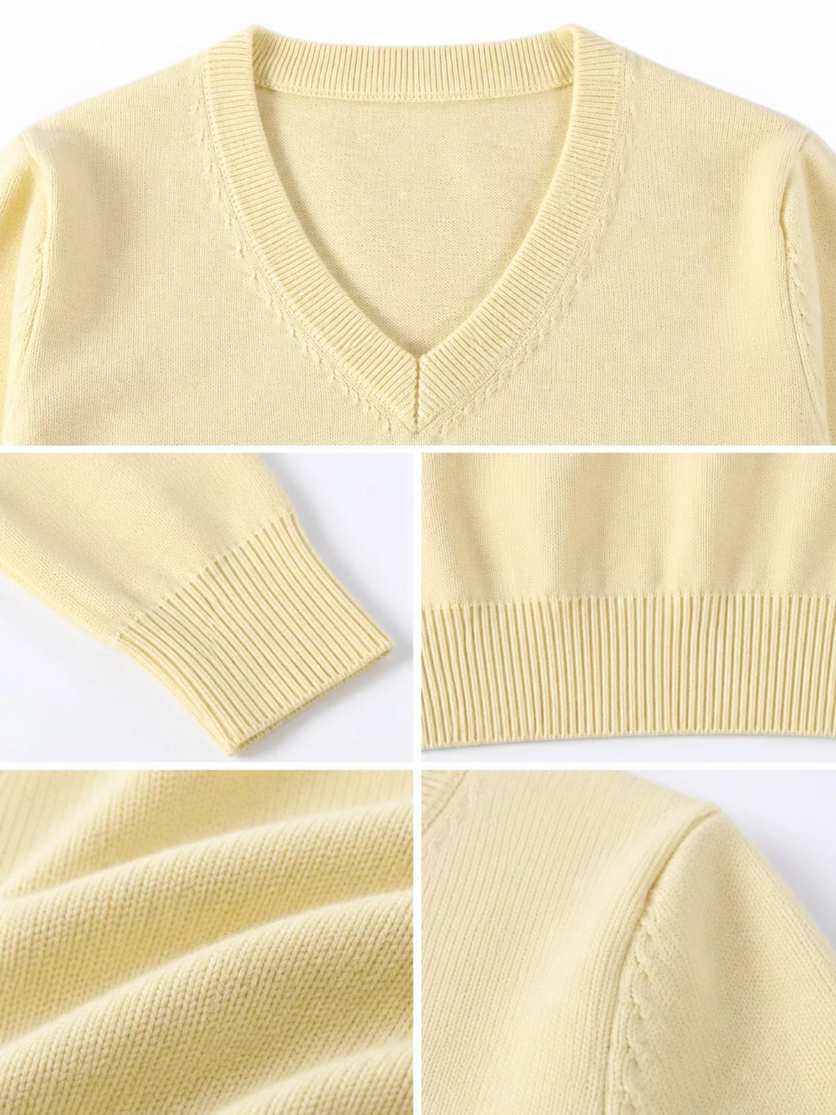 Full Size V-Neck Long Sleeve Sweater Plus Size