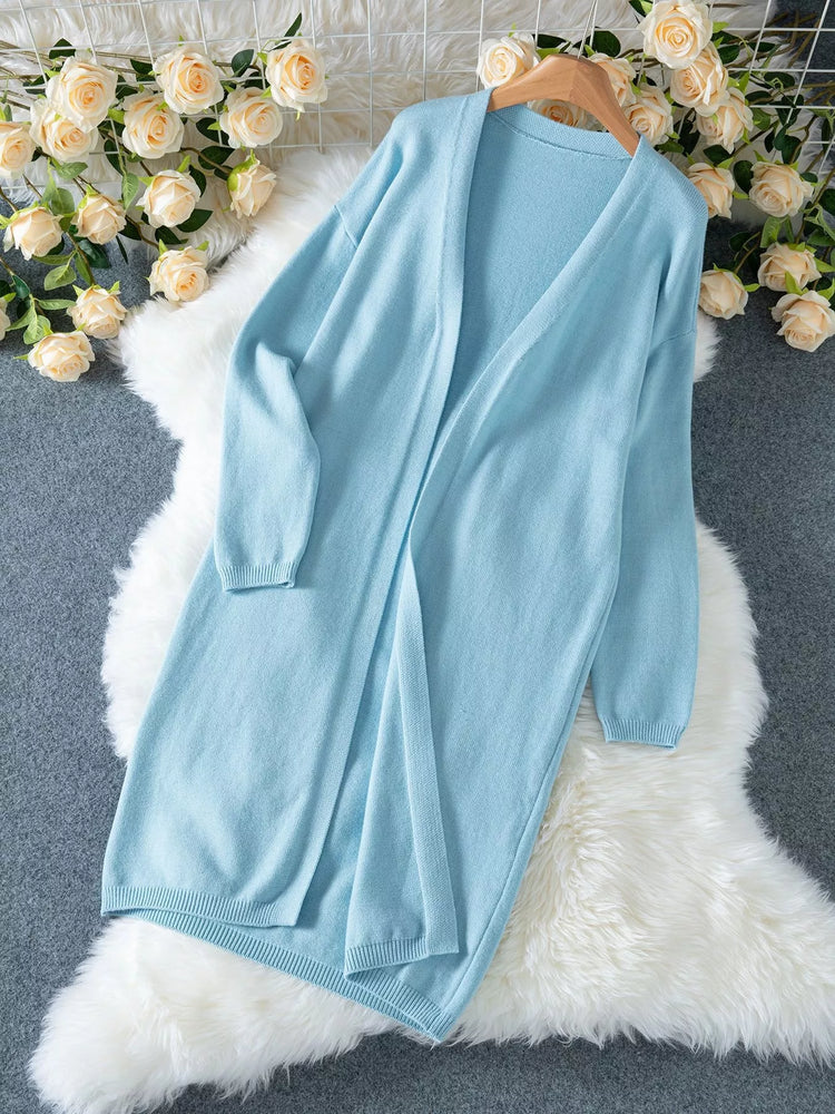 Soft Open-Front Longline Cardigan