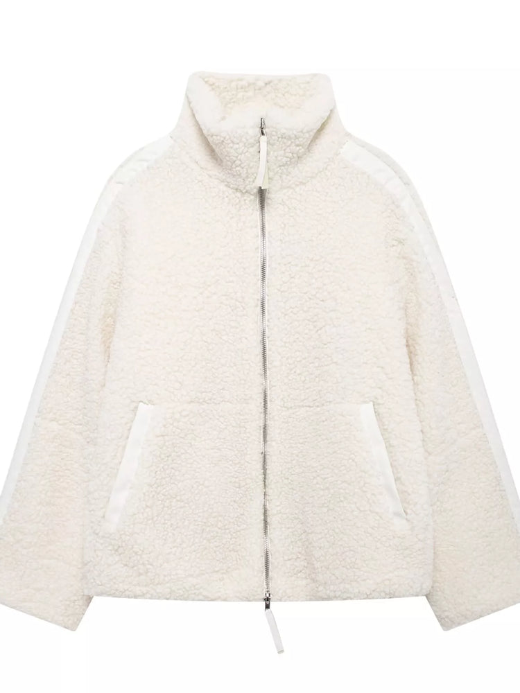 Sherpa Zip-Up Outerwear