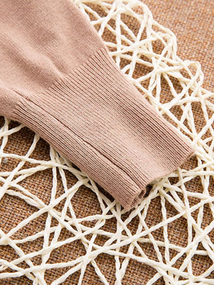Classic V-Neck Button-Down Knit Cardigan