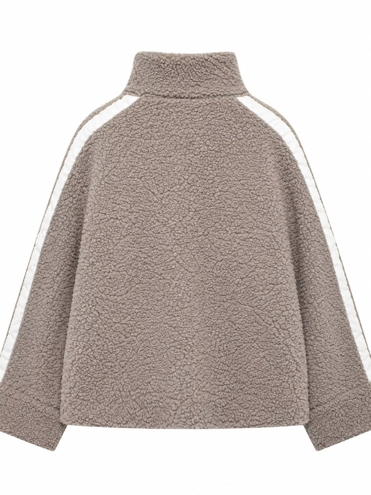 Sherpa Zip-Up Outerwear
