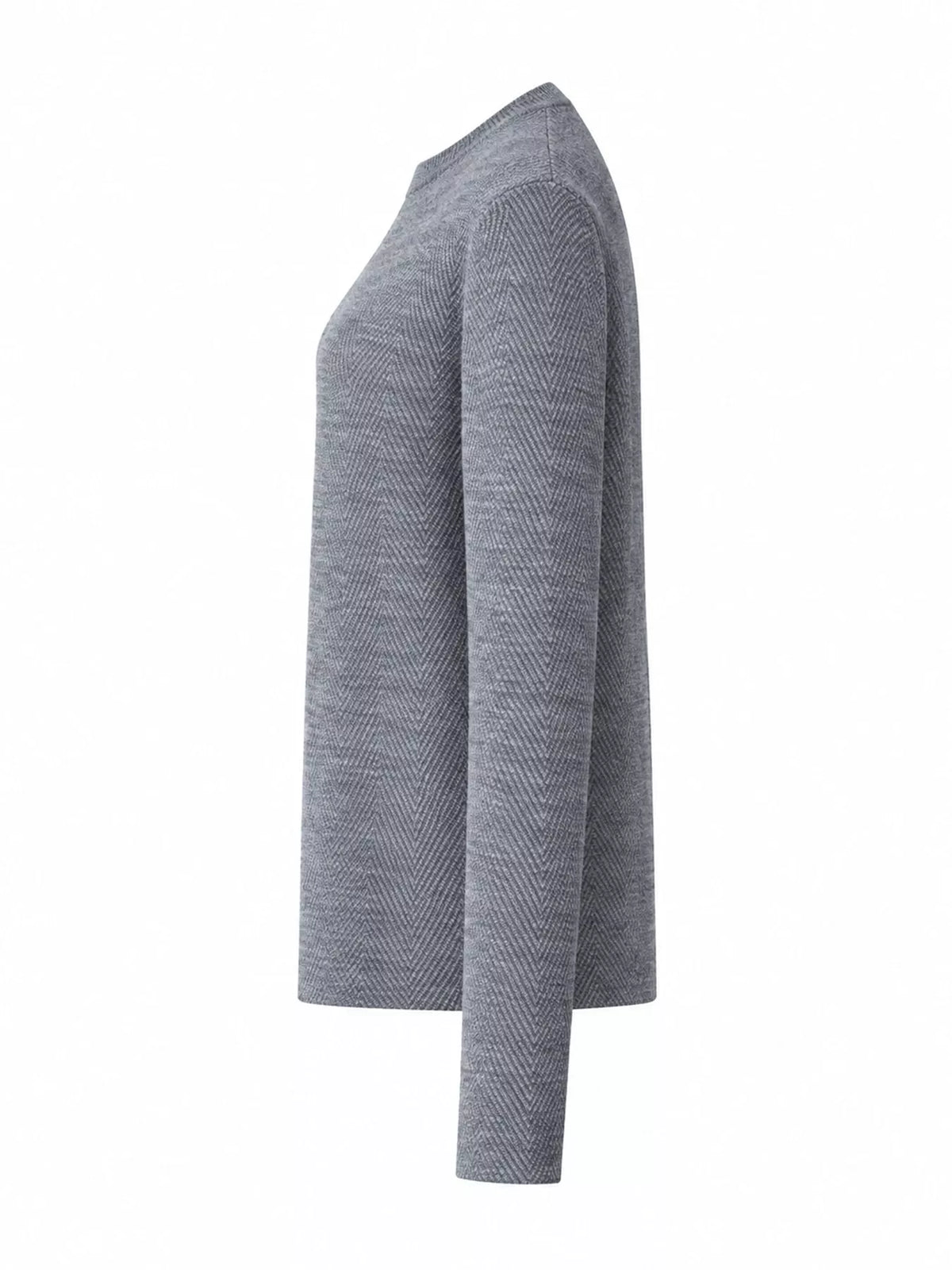 Textured Mock Neck Sweater