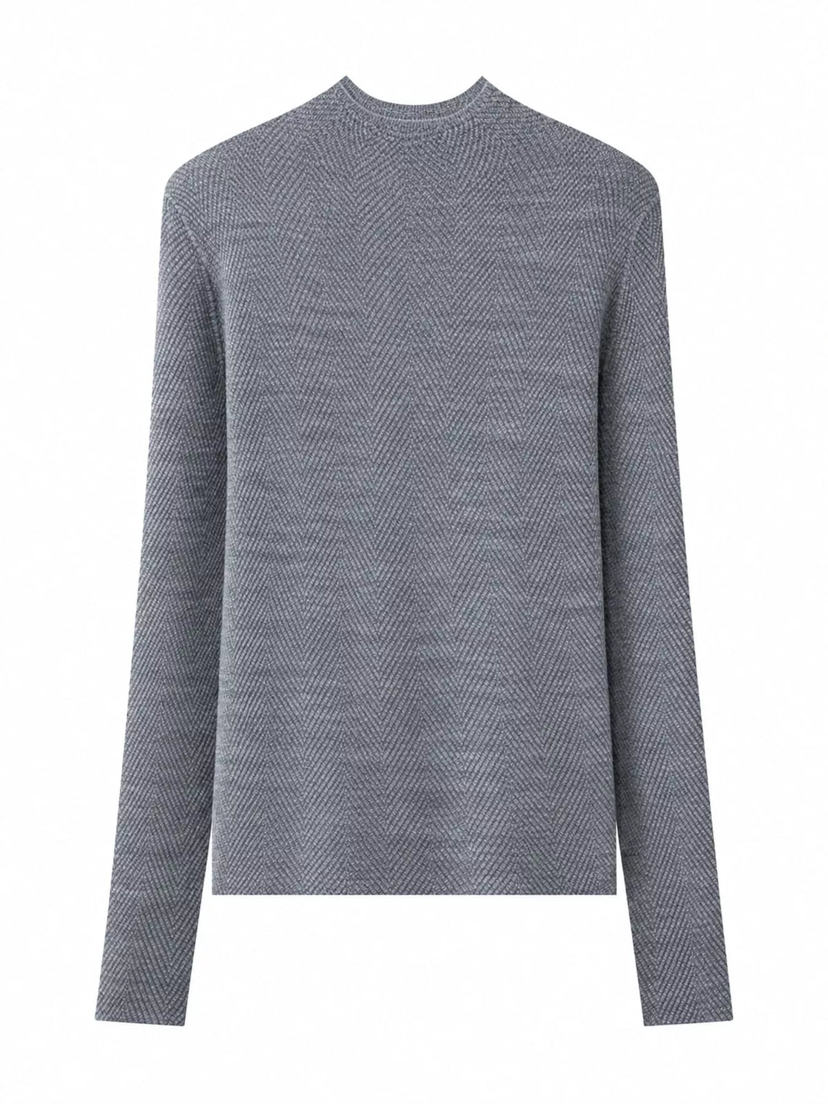 Textured Mock Neck Sweater