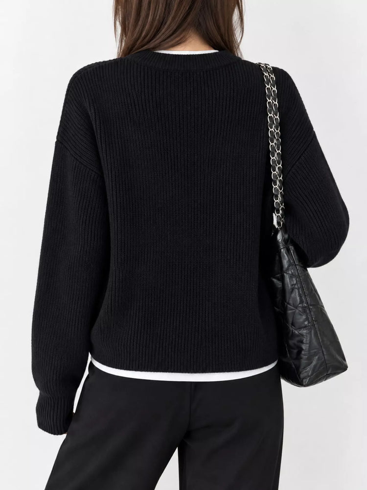 Zip Up Dropped Shoulder Cardigan