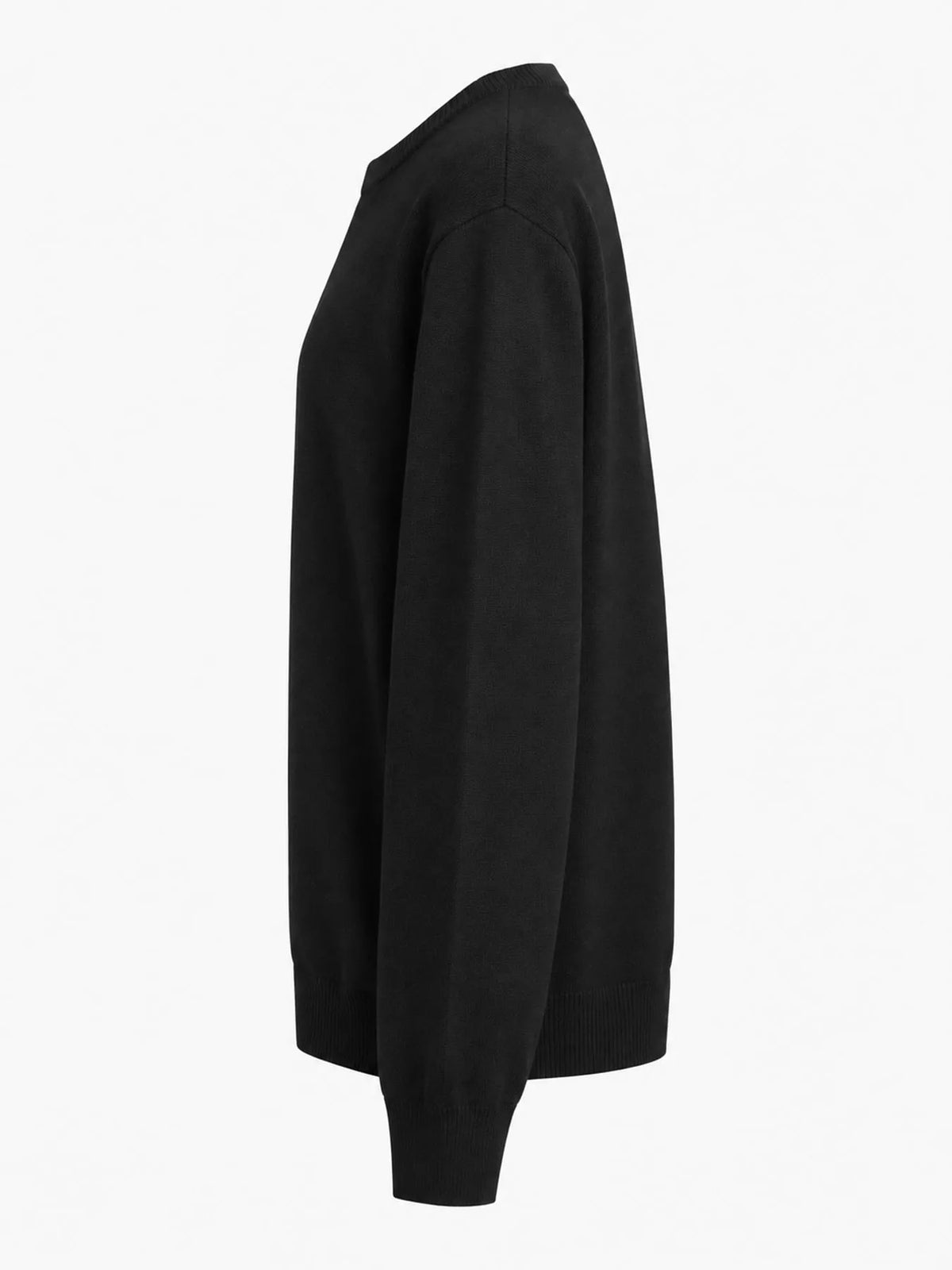 Plus Size Crew Neck Button-Down Knit Cardigan