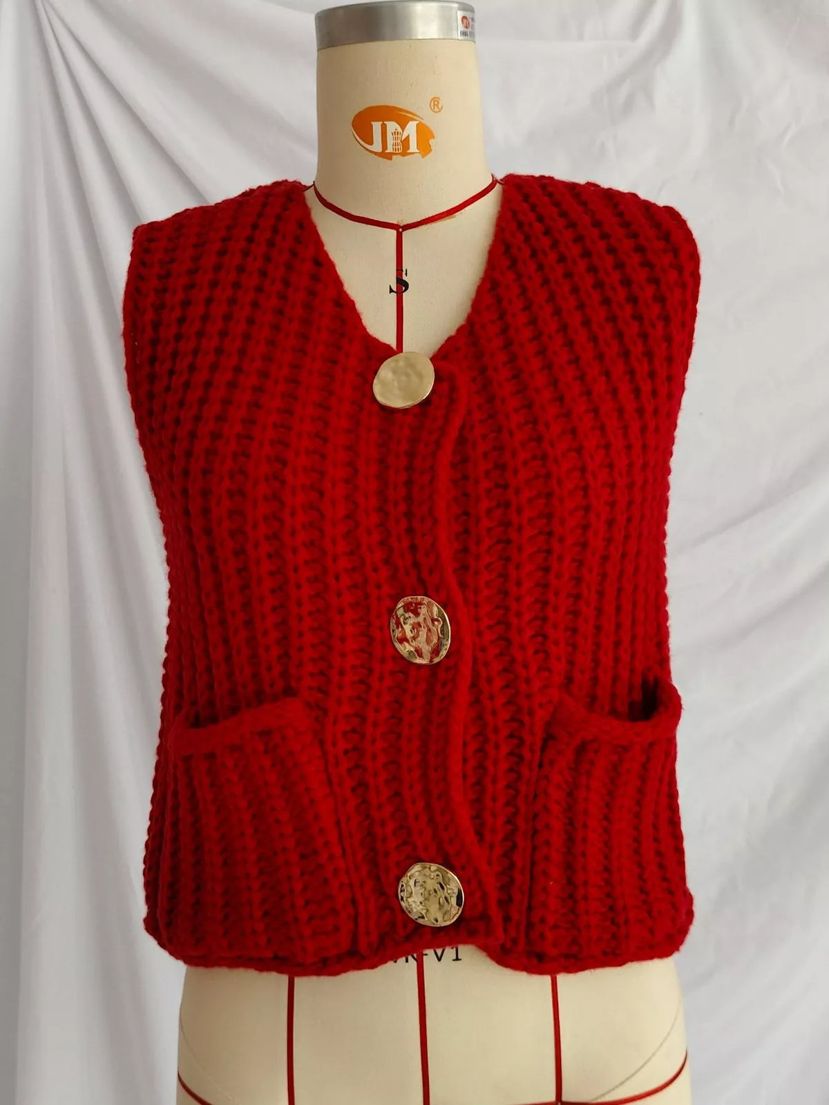 Button-Down Sweater Vest