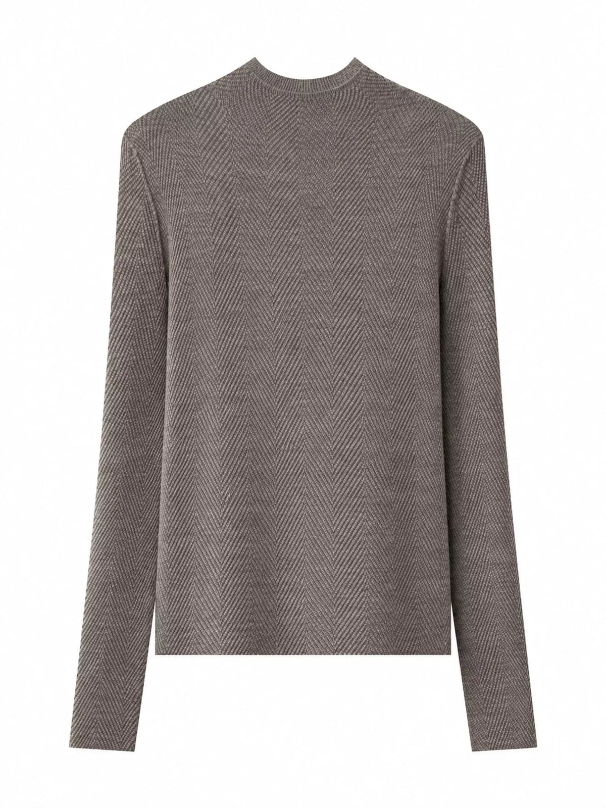 Textured Mock Neck Sweater