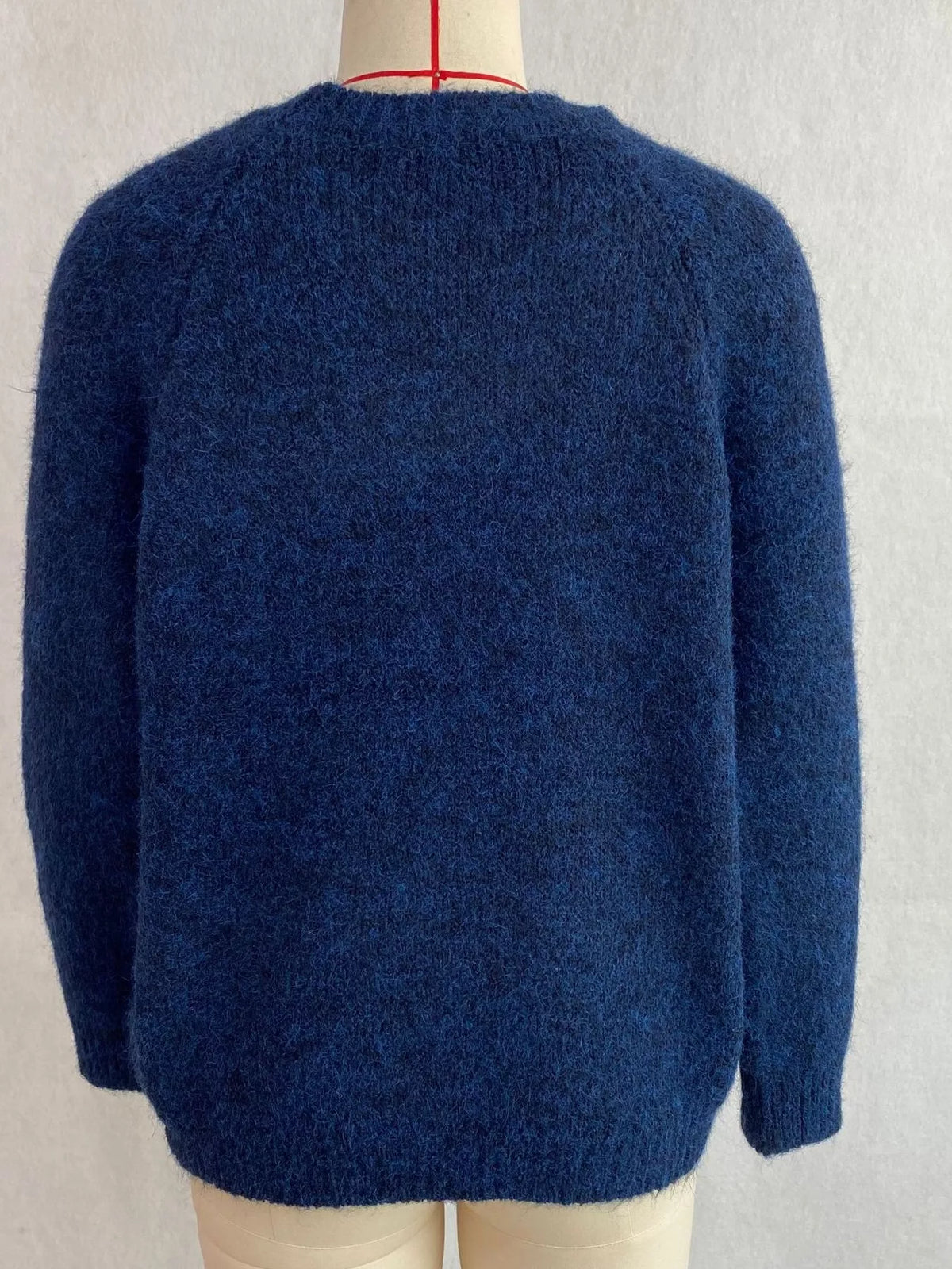 Argyle Pattern Raglan Sleeve Sweater