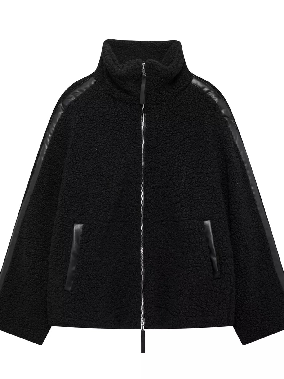 Sherpa Zip-Up Outerwear